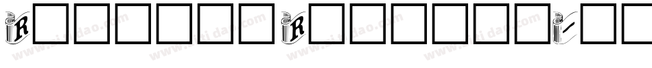 Ribbons Regular字体转换